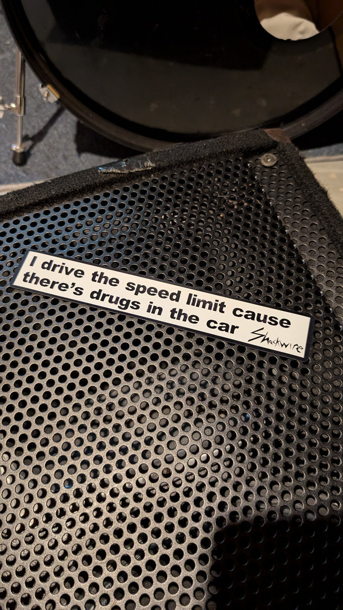"Speed Limit" Sticker three pack